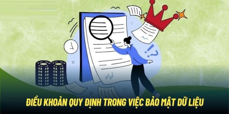 Điều khoản quy định trong việc bảo mật dữ liệu