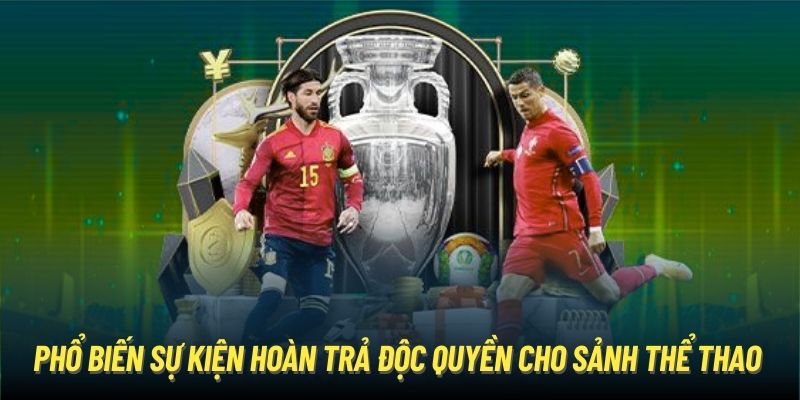 Phổ biến sự kiện hoàn trả độc quyền cho sảnh thể thao